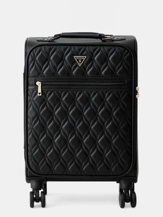 Obrázek produktu Guess skořepinový kufr z imitace kůže MAXINE černá