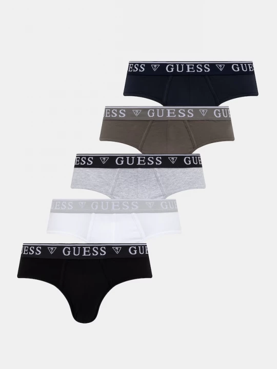 Obrázek produktu Guess slipy pánské bavlněné elastanem 5-pack černá