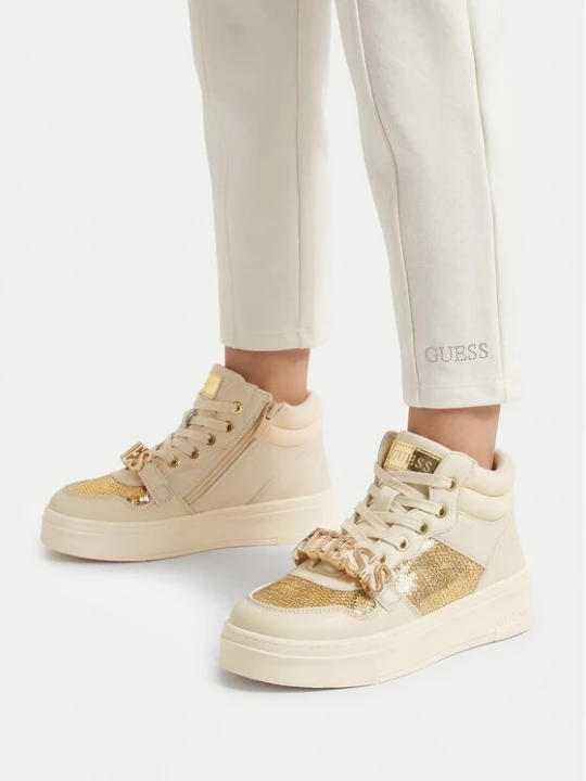 Obrázek produktu Guess Sneakersy CEOWB-AVO-357-05 Écru Krémová