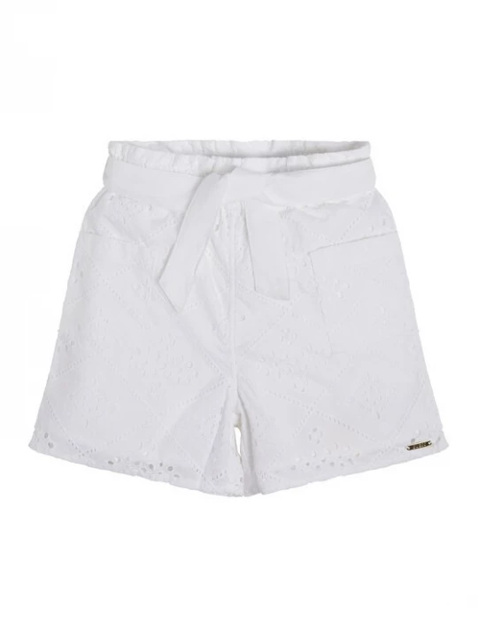 Obrázek produktu Guess Šortky z materiálu J3GD04 WFGJ0 Bílá Relaxed Fit