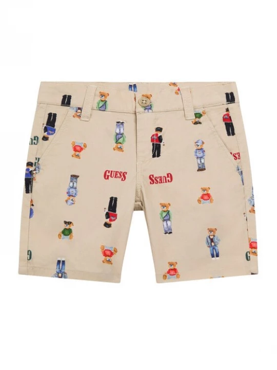 Obrázek produktu Guess Šortky z materiálu N6RD03 WFY91 Béžová Regular Fit