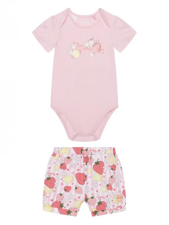 Obrázek produktu Guess Souprava body a šortky S6GG05 K6YW4 Růžová Regular Fit