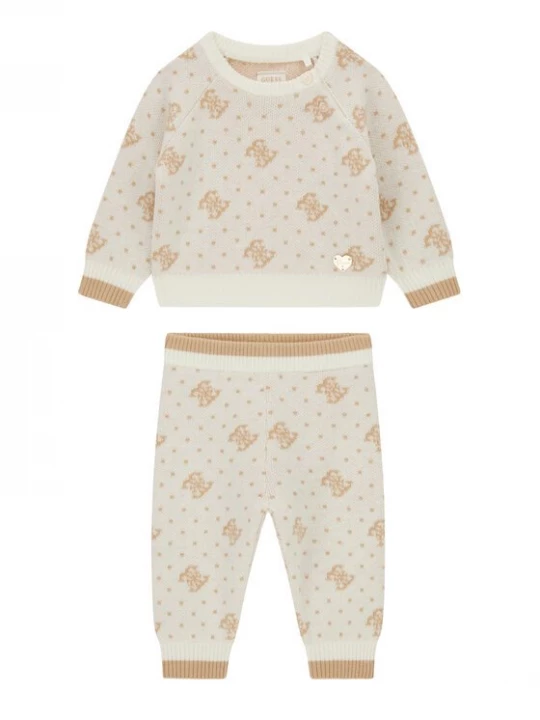 Obrázek produktu Guess Souprava svetr a kalhoty A6BG03 Z1320 Světle béžová Regular Fit