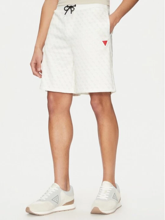 Obrázek produktu Guess Sportovní kraťasy Z4YD03 FL04Q Bílá Regular Fit