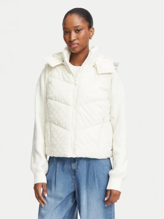Obrázek produktu Guess Sportovní vesta W6BL53 W4182 Krémová Regular Fit