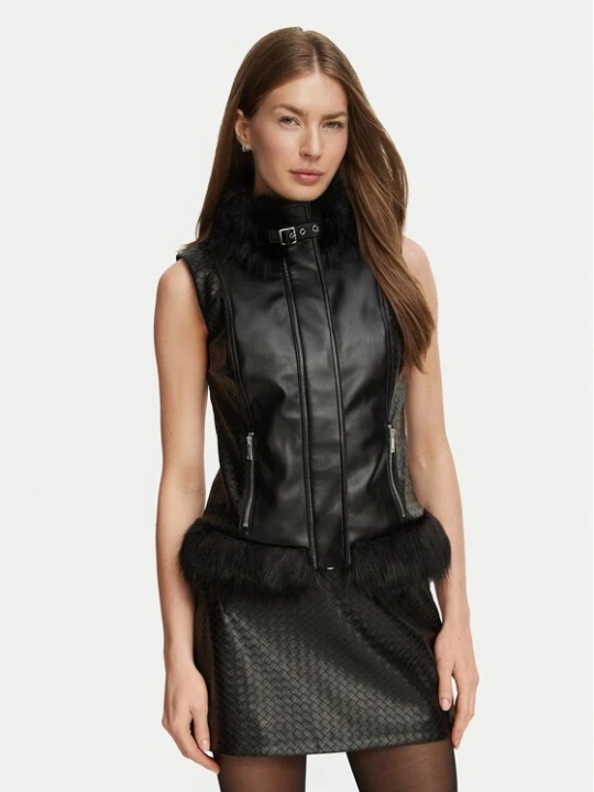 Obrázek produktu Guess Sportovní vesta W6BL69 W4412 Černá Regular Fit