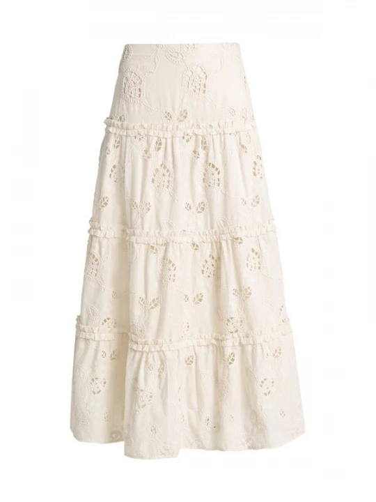 Obrázek produktu GUESS Sukně 'LENORA EYELET' světle béžová