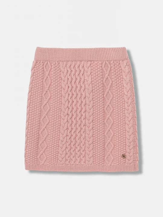 Obrázek produktu Guess Sukně s příměsí vlny pro děti Guess růžová