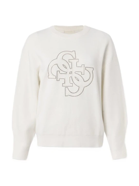Obrázek produktu GUESS Svetr 'EVELYN' černá / bílá