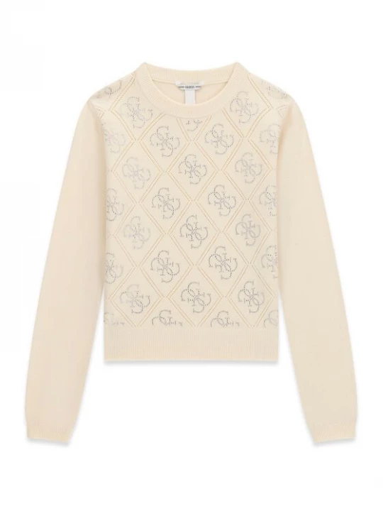 Obrázek produktu Guess Svetr J6BR13 Z1347 Krémová Regular Fit