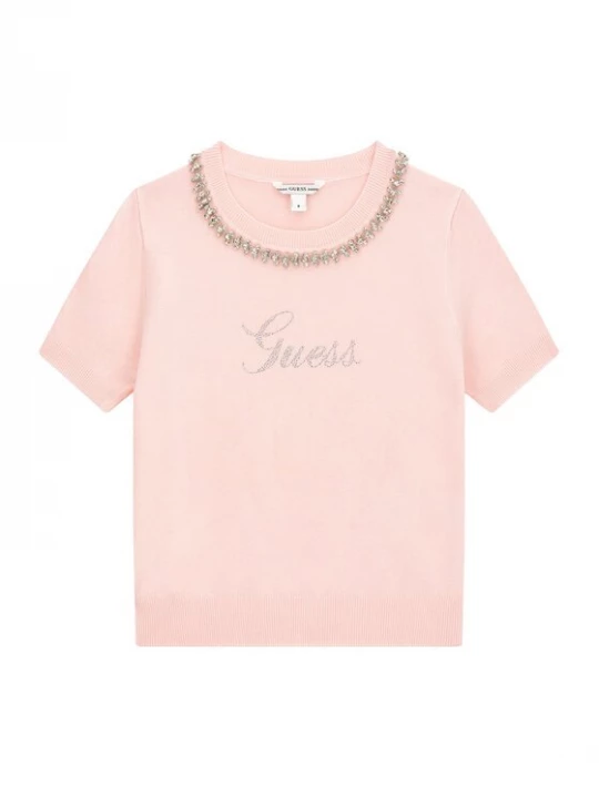 Obrázek produktu Guess Svetr J6RR14 Z2NQ2 Růžová Regular Fit