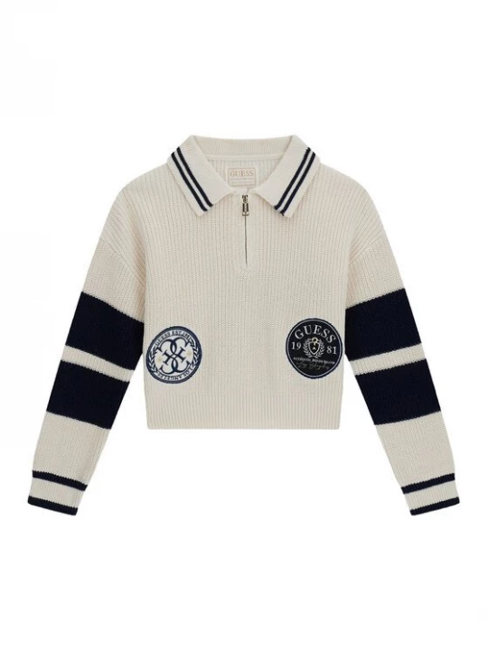 Obrázek produktu Guess Svetr J6YR03 Z0833 Krémová Regular Fit