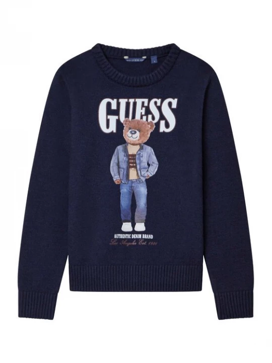 Obrázek produktu Guess Svetr L6RR04 Z2ZK2 Tmavomodrá Regular Fit