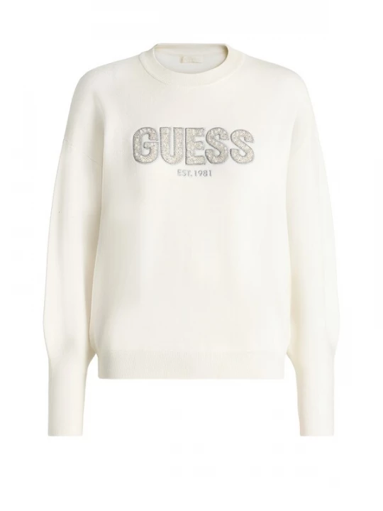 Obrázek produktu GUESS Svetr 'MADELINE' krémová / světle šedá