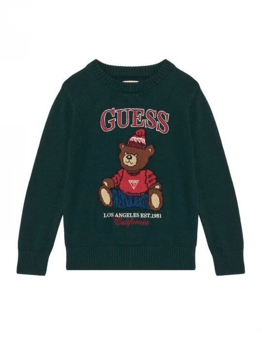 Obrázek produktu Guess Svetr N6BR03 Z1393 Tmavě zelená Regular Fit