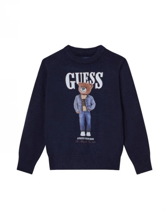 Obrázek produktu Guess Svetr N6RR01 Z2ZK2 Tmavomodrá Regular Fit
