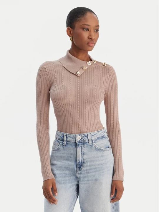 Obrázek produktu Guess Svetr W6RR07 Z2YK2 Béžová Regular Fit