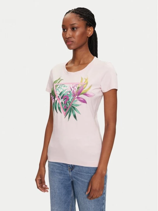 Obrázek produktu Guess T-Shirt 172941 Růžová Classic Fit