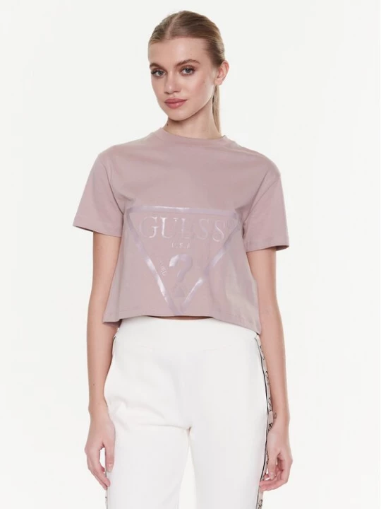 Obrázek produktu Guess T-Shirt Adele V2YI06 K8HM0 Růžová Boxy Fit