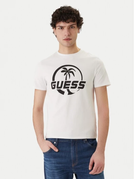 Obrázek produktu Guess T-Shirt F6GI00 J1314 Bílá Slim Fit