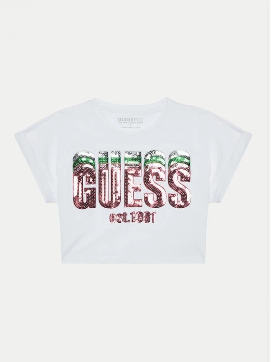 Obrázek produktu Guess T-Shirt J5RI10 K8HM4 Bílá Regular Fit