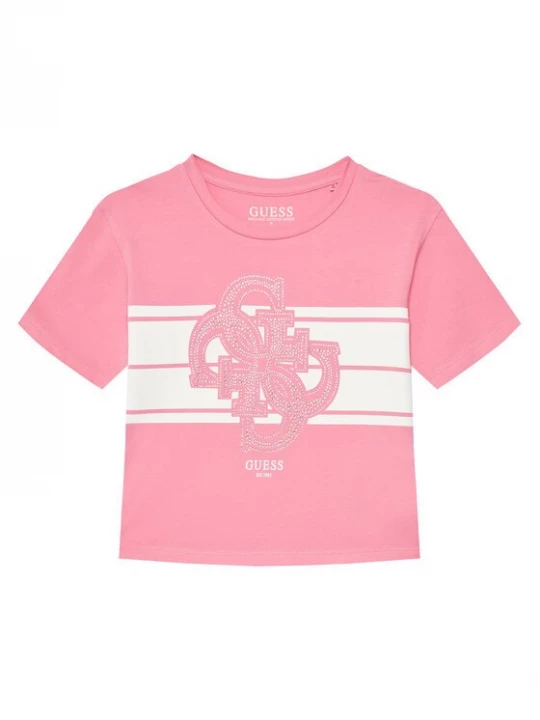Obrázek produktu Guess T-Shirt J5YI09 K6YW4 Růžová Regular Fit