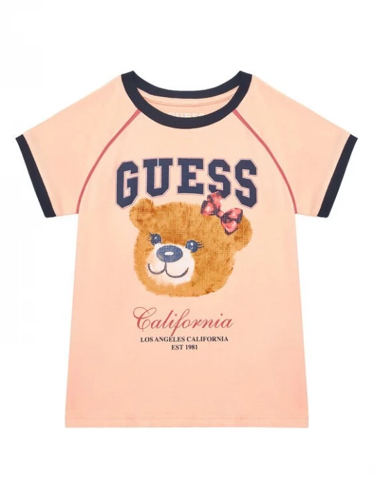 Obrázek produktu Guess T-Shirt J5YI21 K8HM4 Korálová Regular Fit