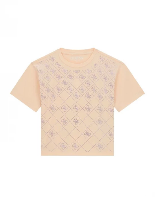Obrázek produktu Guess T-Shirt J6GI05 K6YW4 Světle oranžová Boxy Fit