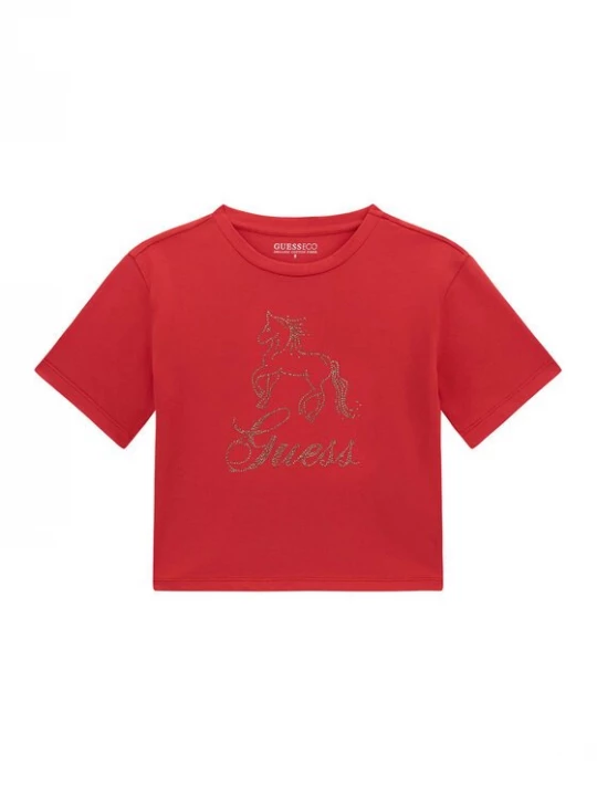 Obrázek produktu Guess T-Shirt J6RI38 K6YW4 Červená Regular Fit