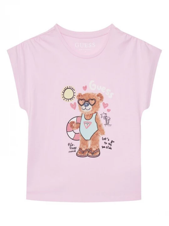 Obrázek produktu Guess T-Shirt K6GI18 K6YW4 Růžová Regular Fit