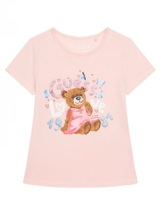 Obrázek produktu Guess T-Shirt K6RI03 K6YW4 Růžová Regular Fit