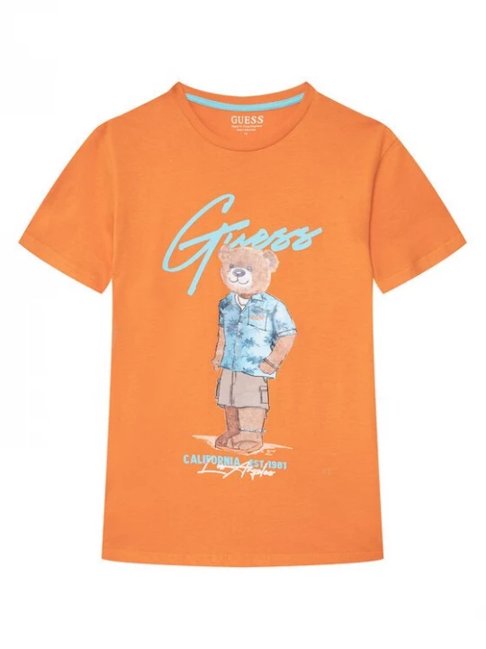 Obrázek produktu Guess T-Shirt L6GI09 K8HM4 Oranžová Regular Fit
