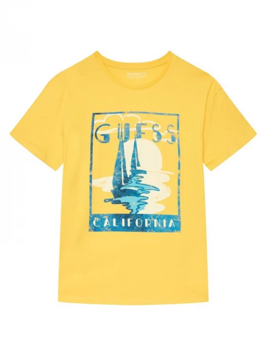 Obrázek produktu Guess T-Shirt L6GI10 K8HM4 Žlutá Regular Fit