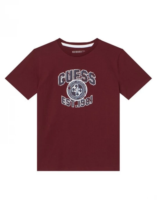 Obrázek produktu Guess T-Shirt L6RI13 K8HM4 Bordó Regular Fit