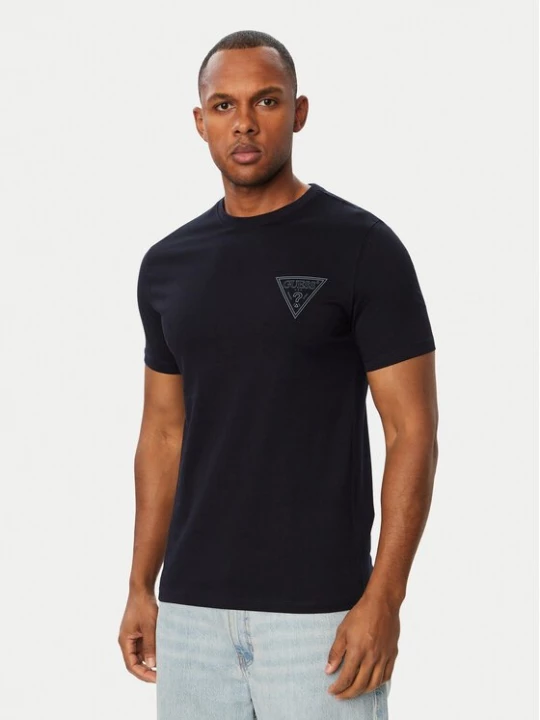 Obrázek produktu Guess T-Shirt M6BI49 K6186 Tmavomodrá Slim Fit