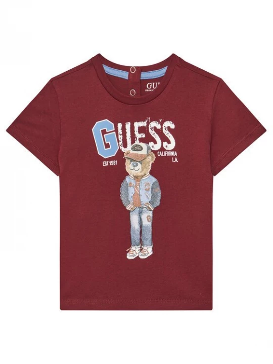 Obrázek produktu Guess T-Shirt N5YI22 K8HM4 Bordó Regular Fit