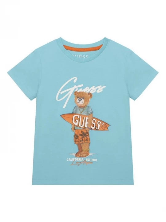 Obrázek produktu Guess T-Shirt N6GI04 K8HM4 Modrá Regular Fit