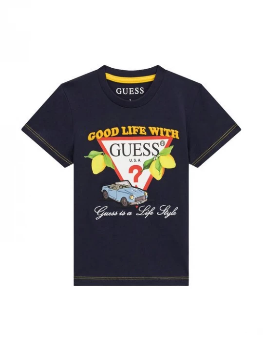Obrázek produktu Guess T-Shirt N6GI07 K8HM4 Tmavomodrá Regular Fit