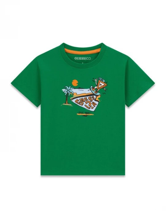 Obrázek produktu Guess T-Shirt N6GI12 K8HM4 Zelená Regular Fit