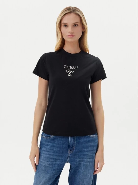 Obrázek produktu Guess T-Shirt V4YI21 KCDH1 Černá Slim Fit