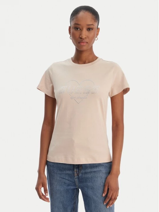 Obrázek produktu Guess T-Shirt V5GI10 K9RM1 Béžová Regular Fit
