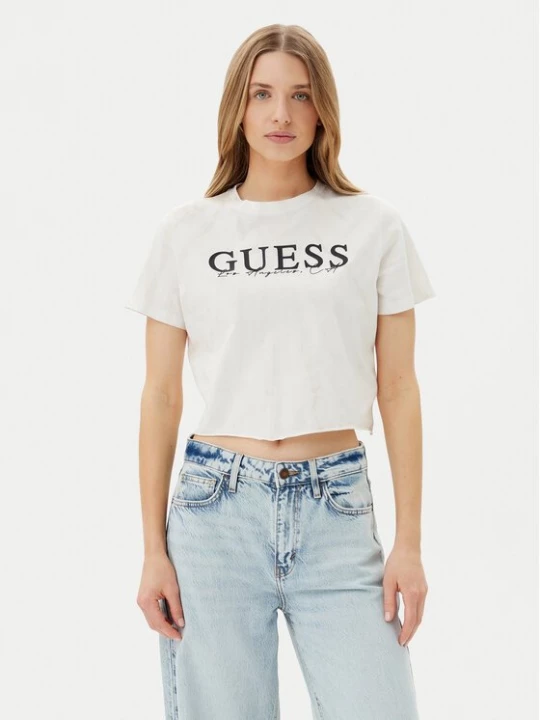 Obrázek produktu Guess T-Shirt V5GI19 I3Z14 Écru Regular Fit Krémová