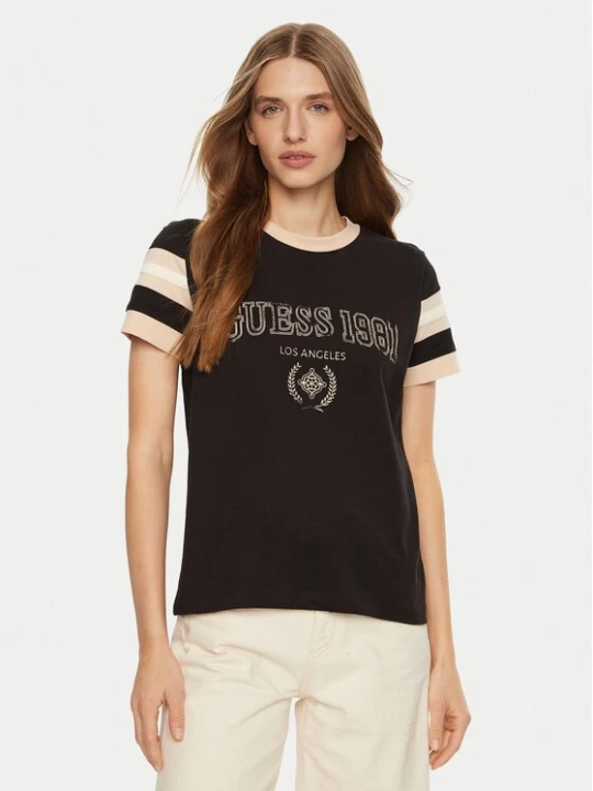 Obrázek produktu Guess T-Shirt V5RI00 KA260 Hnědá Regular Fit