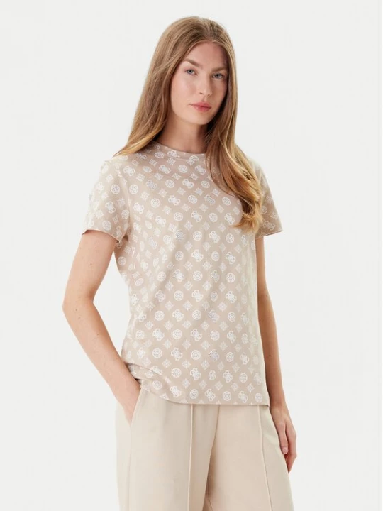 Obrázek produktu Guess T-Shirt V5YI04 I3Z14 Béžová Regular Fit