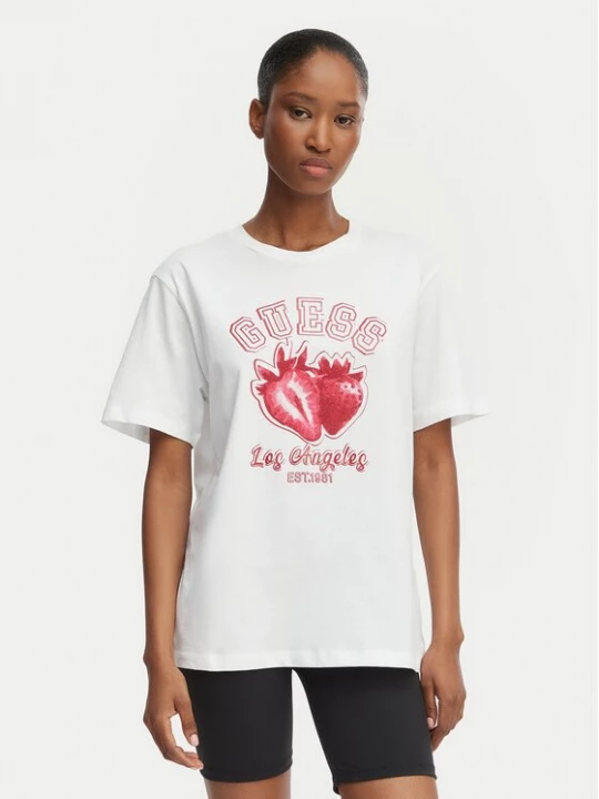 Obrázek produktu Guess T-Shirt V6GI14 K2981 Bílá Relaxed Fit