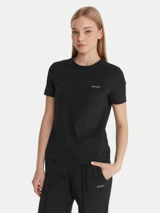 Obrázek produktu Guess T-Shirt V6RI07 J1314 Černá Regular Fit