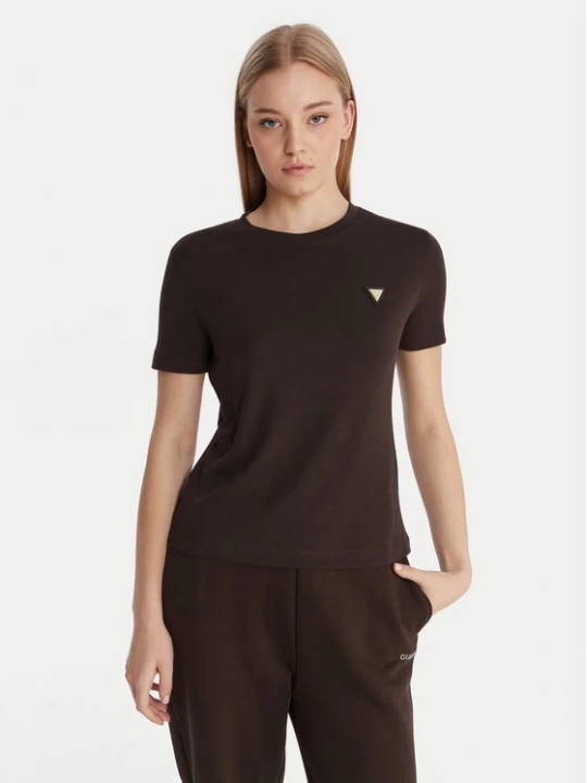Obrázek produktu Guess T-Shirt V6RI17 KD741 Hnědá Regular Fit