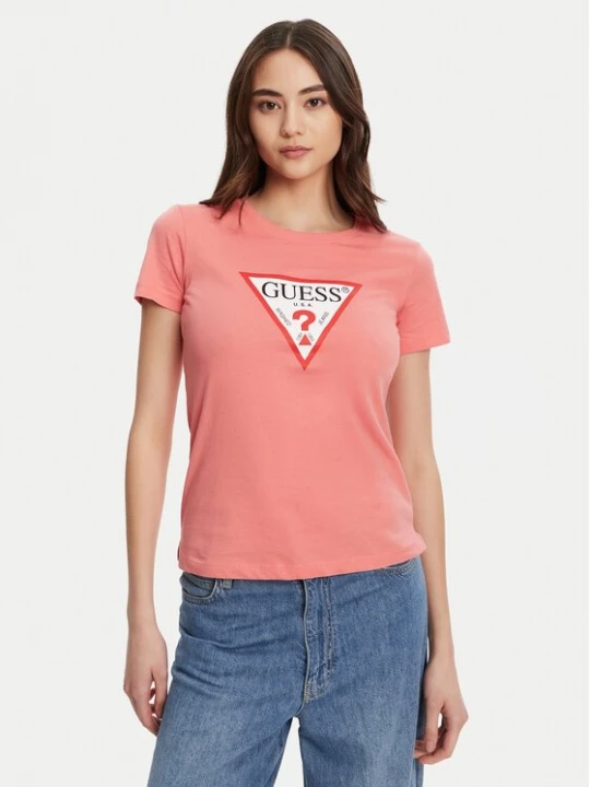 Obrázek produktu Guess T-Shirt W1YI1B I3Z14 Korálová Regular Fit