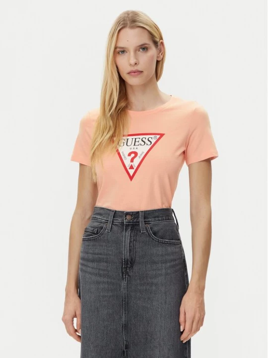 Obrázek produktu Guess T-Shirt W1YI1B I3Z14 Korálová Regular Fit