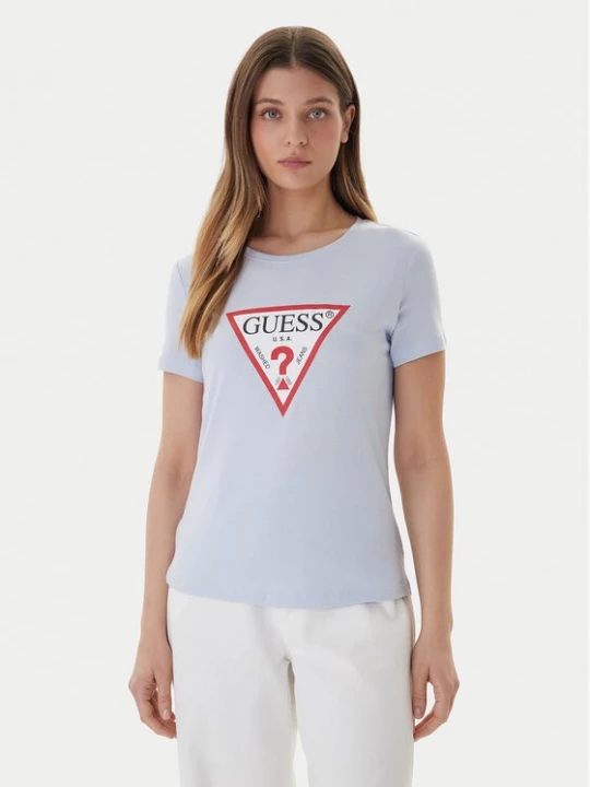 Obrázek produktu Guess T-Shirt W1YI1B I3Z14 Světle modrá Regular Fit